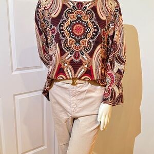 Chico's Multicolor Paisley Tunic